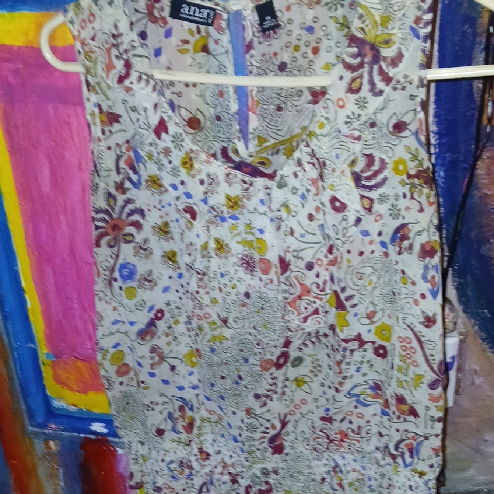 a.n.a Multicolor Patterned Blouse